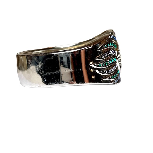 Victoria Wieck Peacock Drusy Watch Bracelet - Picture 7 of 8